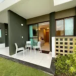 Mana Beach Muro Alto-Flat 12 Ohana E 20 Aloha Terreo Frente Piscina